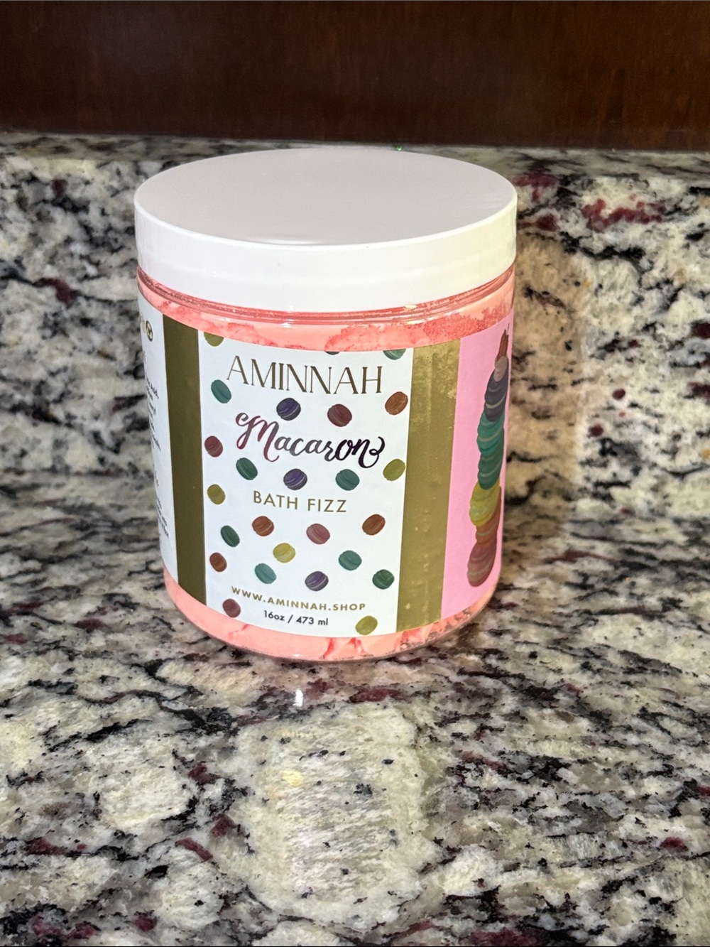 Aminnah Macaron Bath Fizz